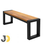 Load image into Gallery viewer, Modern Wood & Metal Bench