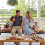 Load image into Gallery viewer, Modern Wooden Swing Daybed with Metal Frame