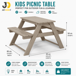 Load image into Gallery viewer, Wooden Kids Picnic Table for Outdoor Use