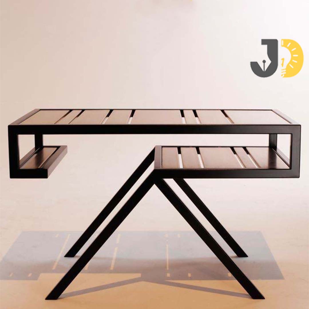 Modern Geometric Metal Table