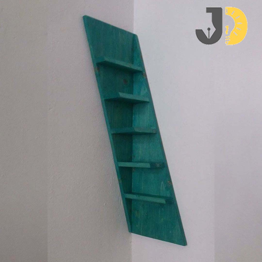 3d Wooden Corner Wall Shelf