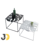 Load image into Gallery viewer, Modern Metal Leaf Design Coffee Table Set
