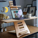 Load image into Gallery viewer, Harmoni Harmoni Adjustable Wooden Standing Desk Riser

