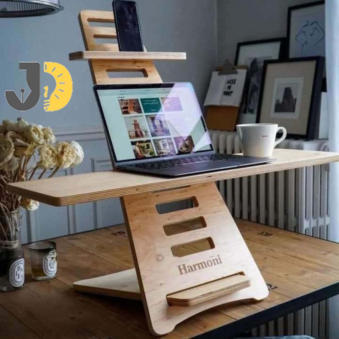 Harmoni Harmoni Adjustable Wooden Standing Desk Riser