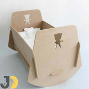 Wooden Baby Rocking Cradle