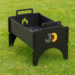 Load image into Gallery viewer, Portable Steel Charcoal Grill
