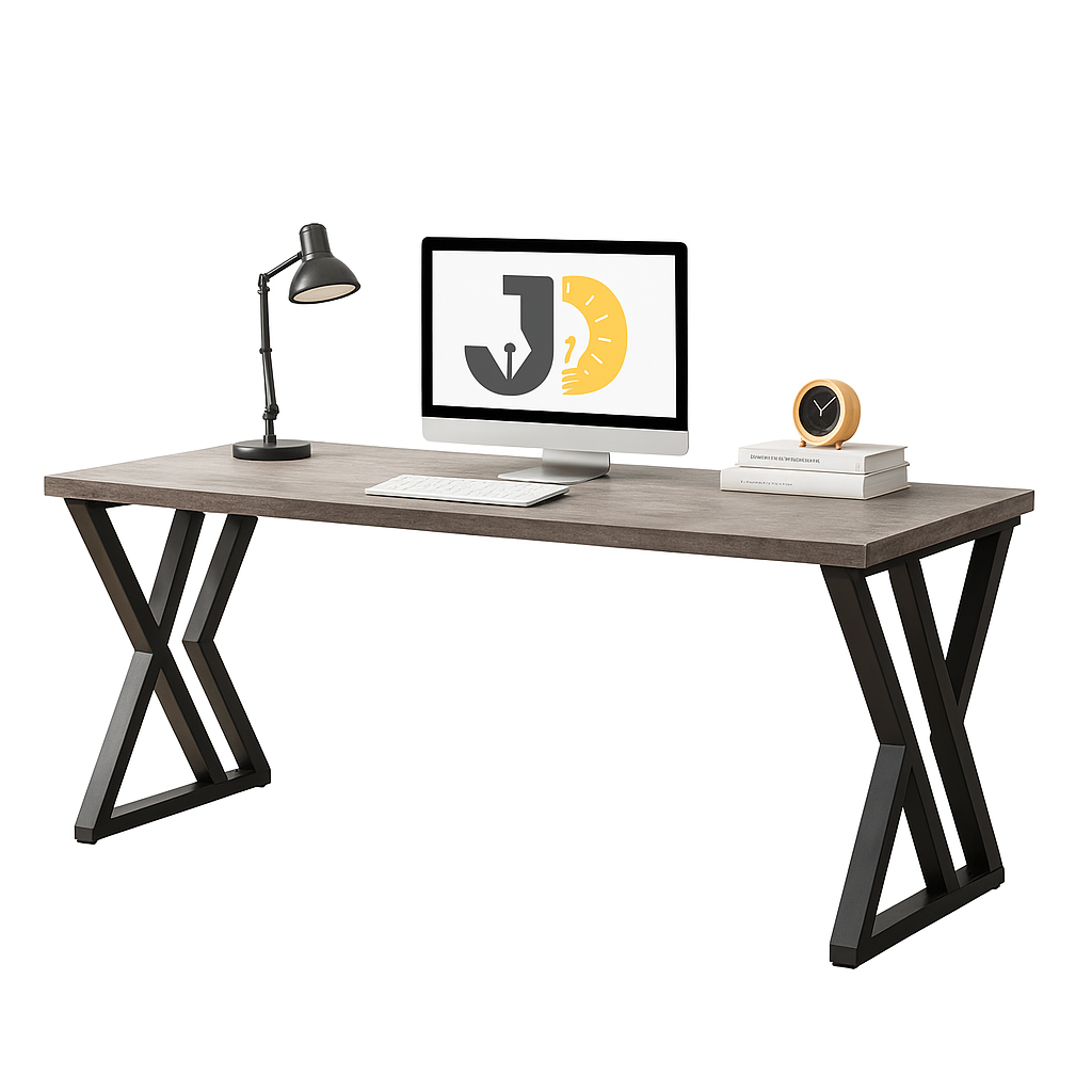 Modern X-Frame Office Desk