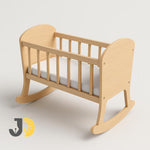Load image into Gallery viewer, Classic Wooden Baby Rocking Cradle
