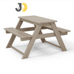 Load image into Gallery viewer, Wooden Kids Picnic Table for Outdoor Use
