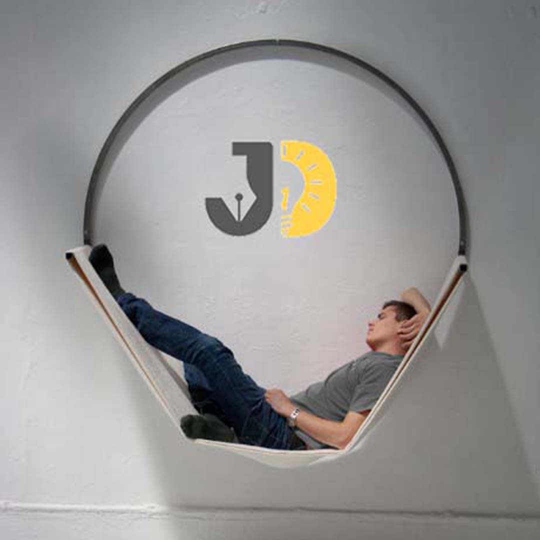 Minimal Wall-Mounted Circle Hammock