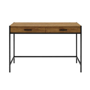 Slim Metal Frame Desk with Drawers