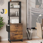 Load image into Gallery viewer, Multi-Functional Wooden Office Cabinet with Metal Shelves
