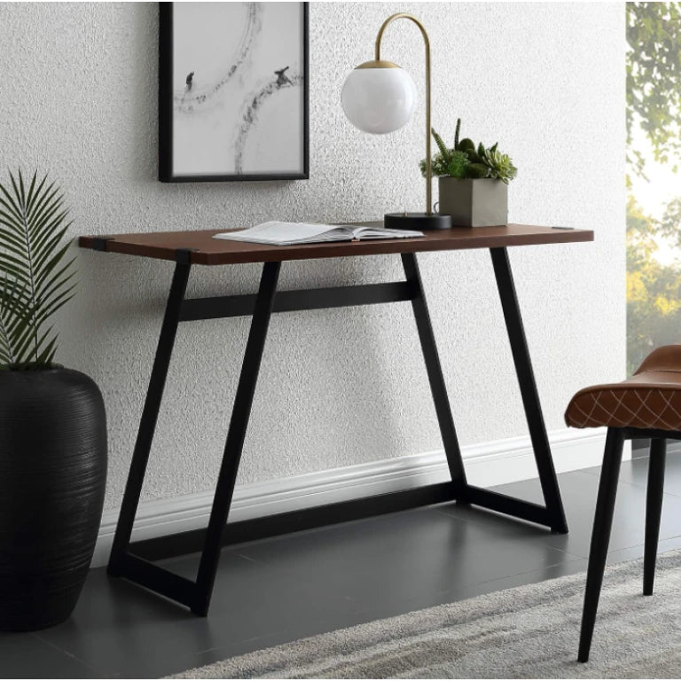 Modern Angled Metal Frame Desk