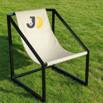 Load image into Gallery viewer, Modern Fabric &amp; Metal Chair – White &amp; Black
