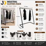Load image into Gallery viewer, Modern Geometric Metal Clothes Rack
