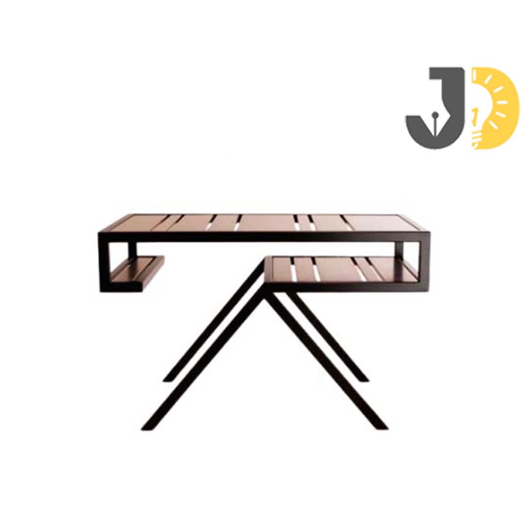 Modern Geometric Metal Table